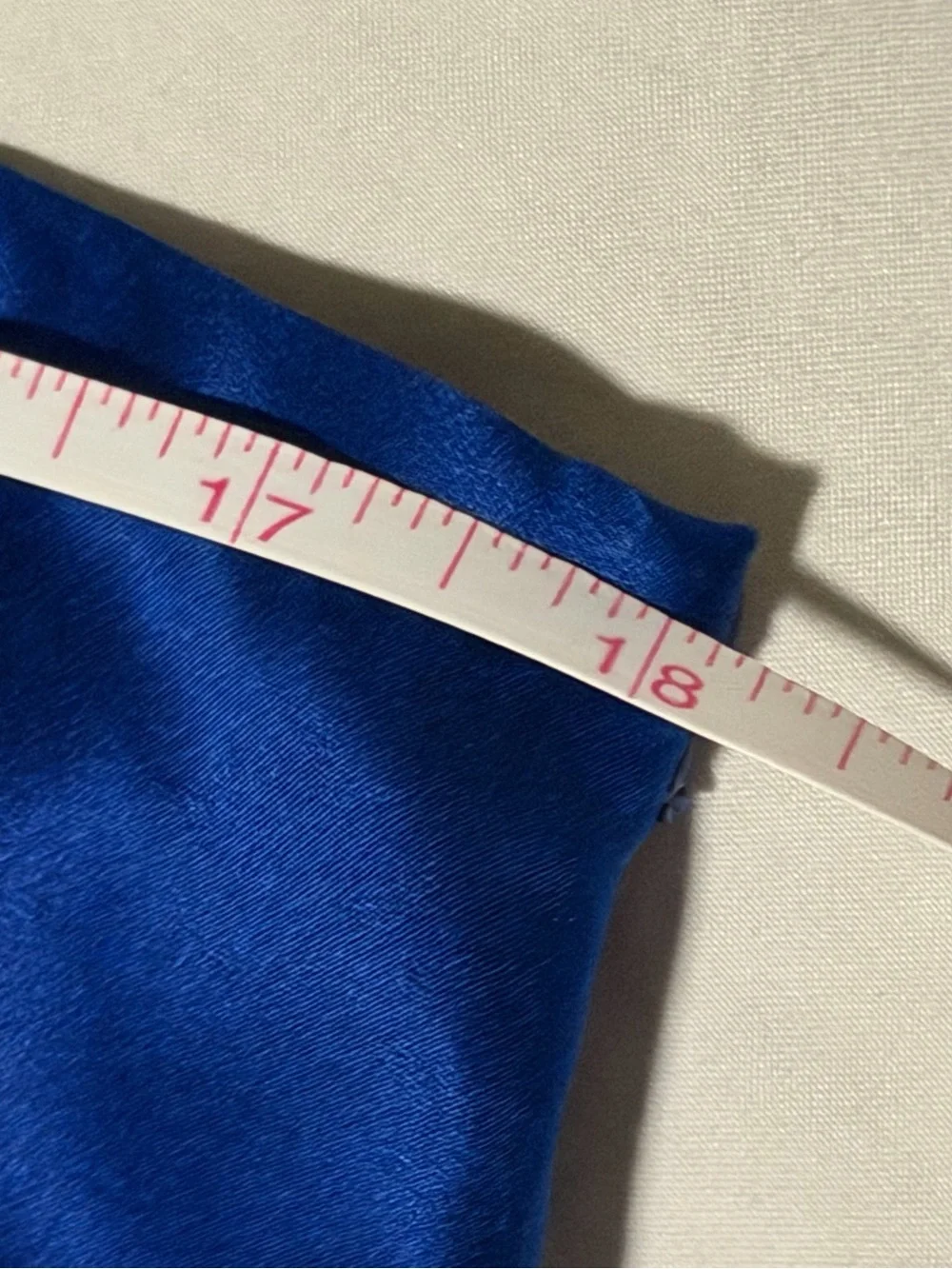 Silk A-Line Skirt in Royal Blue